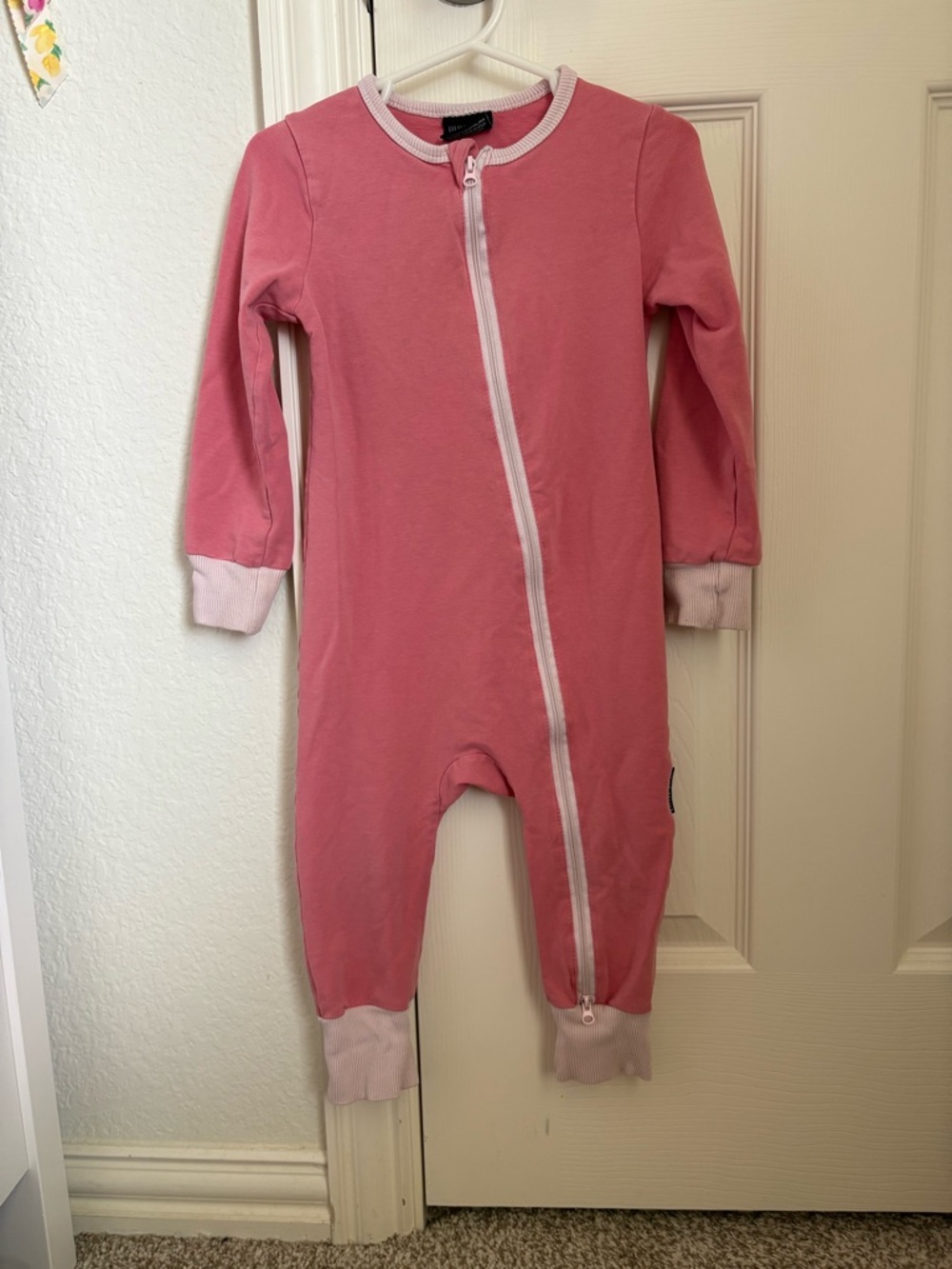 Little Bipsy Rose Pink Zip Jumpsuit